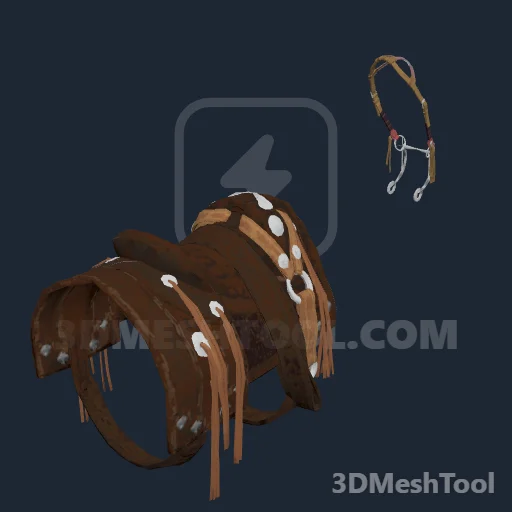 HORSE_EQUIPMENT_CHARRO_01_IMPROVED_NEW_SADDLE_002: foto do modelo no RedM (RDR2)