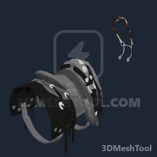 HORSE_EQUIPMENT_CHARRO_01_IMPROVED_NEW_SADDLE_003: foto do modelo no RedM (RDR2)