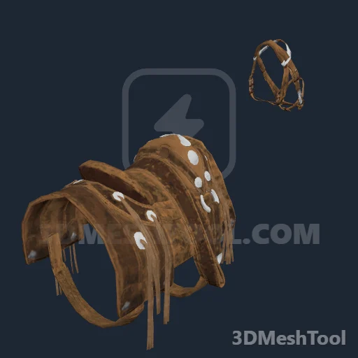 HORSE_EQUIPMENT_CHARRO_01_STOCK_USED_SADDLE_001: foto do modelo no RedM (RDR2)