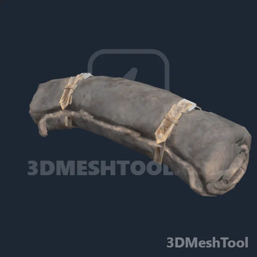 HORSE_EQUIPMENT_HORSE_BEDROLL_00_USED_001: foto do modelo no RedM (RDR2)