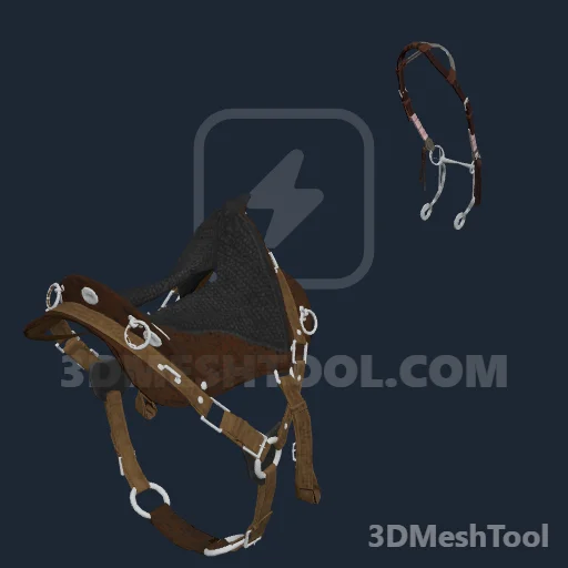 HORSE_EQUIPMENT_MCCLELLAN_01_IMPROVED_NEW_SADDLE_000: foto do modelo no RedM (RDR2)