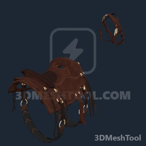 HORSE_EQUIPMENT_WESTERN_02_STOCK_NEW_SADDLE_002: foto do modelo no RedM (RDR2)