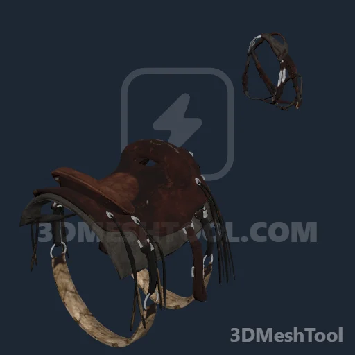 HORSE_EQUIPMENT_WESTERN_02_STOCK_USED_SADDLE_000: foto do modelo no RedM (RDR2)