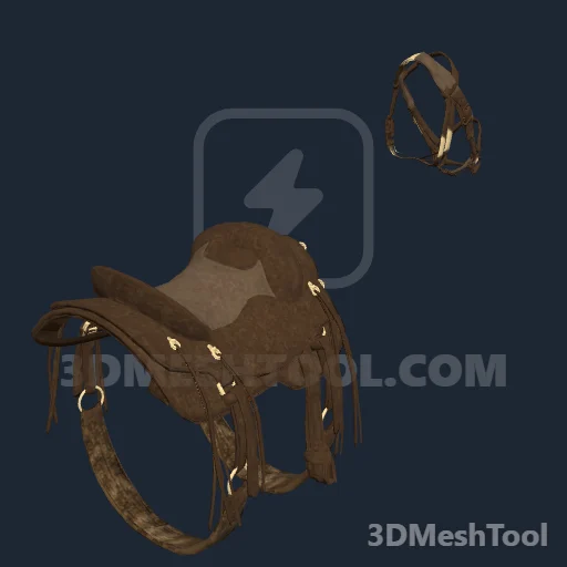 HORSE_EQUIPMENT_WESTERN_03_STOCK_NEW_SADDLE_002: foto do modelo no RedM (RDR2)