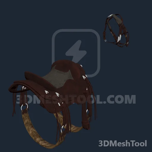 HORSE_EQUIPMENT_WESTERN_03_STOCK_NEW_SADDLE_005: foto do modelo no RedM (RDR2)