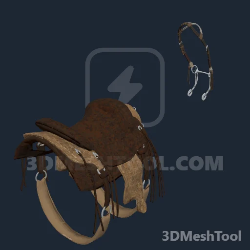 HORSE_EQUIPMENT_WESTERN_04_IMPROVED_NEW_SADDLE_002: foto do modelo no RedM (RDR2)