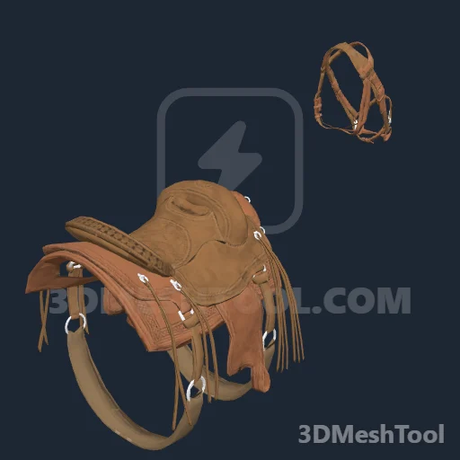 HORSE_EQUIPMENT_WESTERN_04_STOCK_NEW_SADDLE_001: foto do modelo no RedM (RDR2)