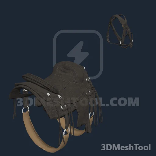 HORSE_EQUIPMENT_WESTERN_04_STOCK_NEW_SADDLE_003: foto do modelo no RedM (RDR2)