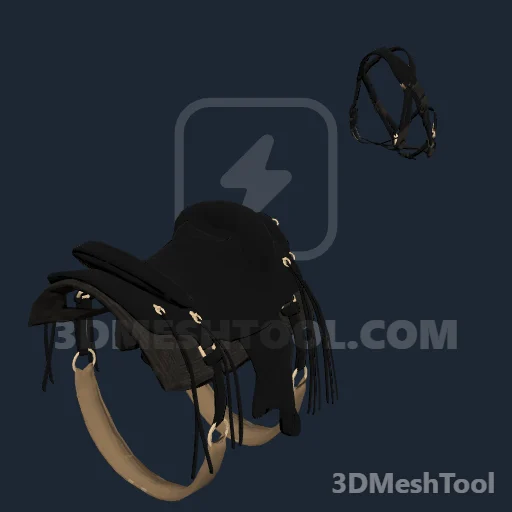 HORSE_EQUIPMENT_WESTERN_04_STOCK_NEW_SADDLE_004: foto do modelo no RedM (RDR2)