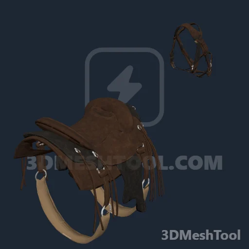 HORSE_EQUIPMENT_WESTERN_04_STOCK_USED_SADDLE_000: foto do modelo no RedM (RDR2)