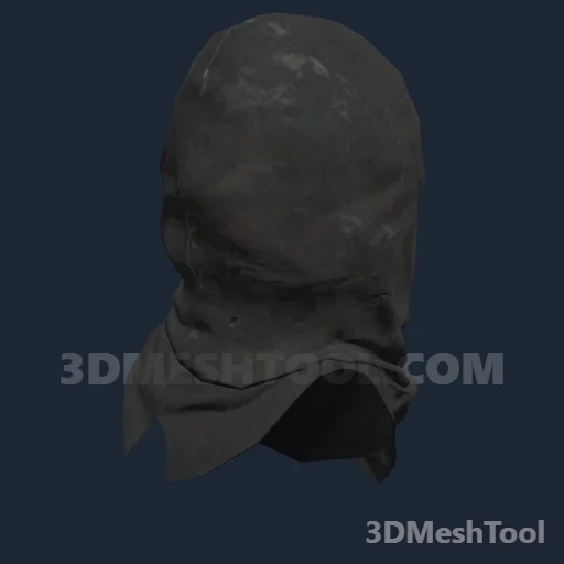 KIT_MASK_BLACK_HOOD: foto do modelo no RedM (RDR2)