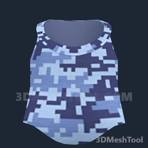 Camiseta de baixo · ID 131: foto do modelo no GTA V