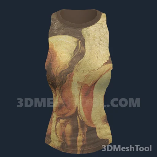 Camiseta de baixo · ID 45: foto do modelo no GTA V