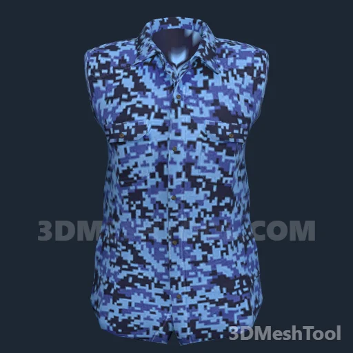 Camisa e jaqueta · ID 229: foto do modelo no GTA V