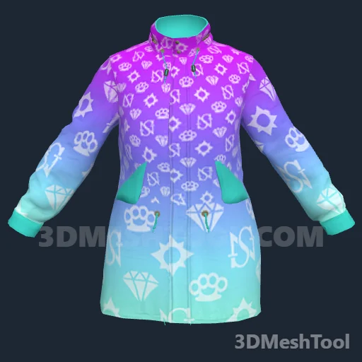 Camisa e jaqueta ID 311 (feminino) (JBIB 311): foto no GTA V