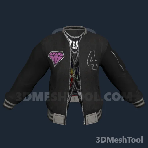 Camisa e jaqueta · ID 379: foto do modelo no GTA V