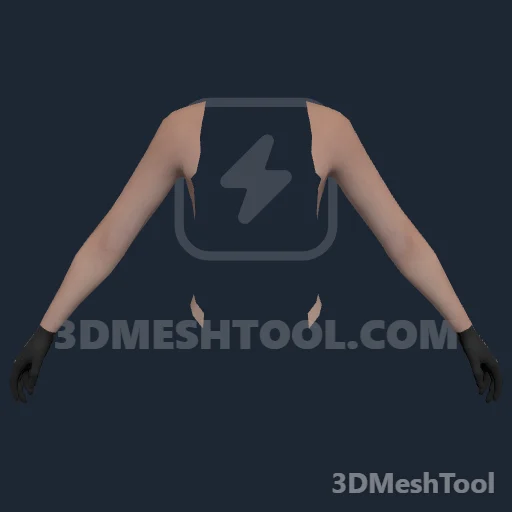 Braços e luvas · ID 139: foto do modelo no GTA V