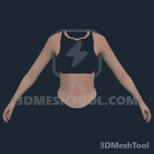 Braços e luvas · ID 161: foto do modelo no GTA V