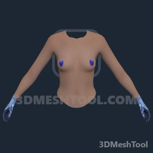 Braços e luvas · ID 170: foto do modelo no GTA V