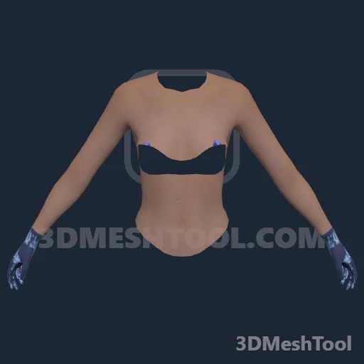 Braços e luvas · ID 175: foto do modelo no GTA V