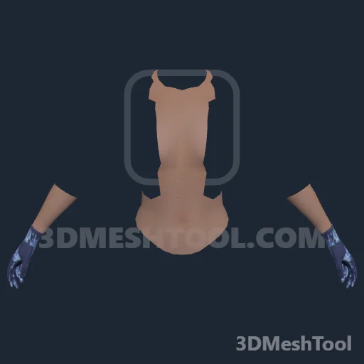 Braços e luvas · ID 176: foto do modelo no GTA V