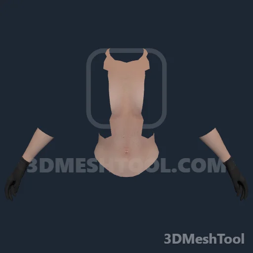 Braços e luvas · ID 217: foto do modelo no GTA V
