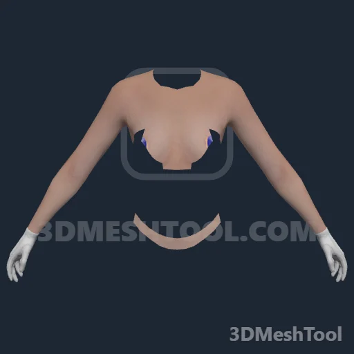 Braços e luvas · ID 95: foto do modelo no GTA V