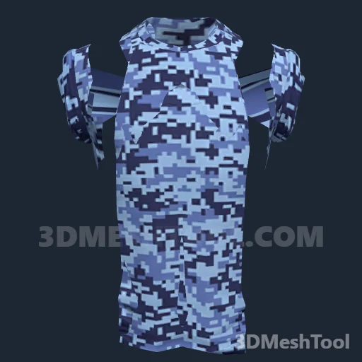 Camiseta de baixo · ID 117: foto do modelo no GTA V
