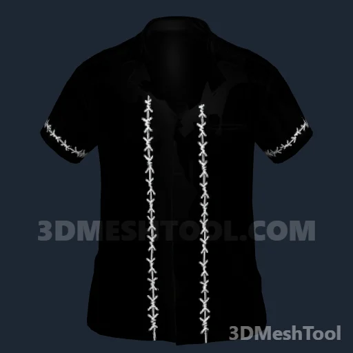 Camisa e jaqueta · ID 542: foto do modelo no GTA V