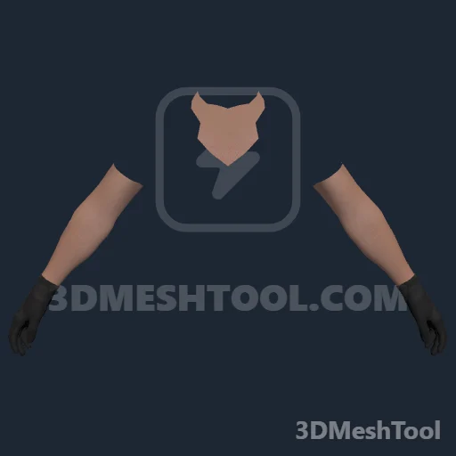 Braços e luvas · ID 208: foto do modelo no GTA V