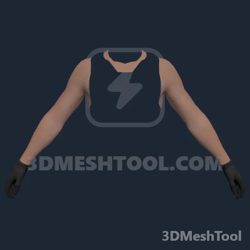 Braços e luvas · ID 32: foto do modelo no GTA V