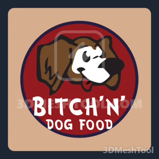 Camiseta Bitch'n' Dog Food: foto do modelo no GTA V