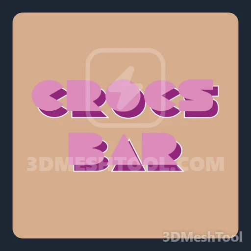 Camiseta Crocs Bar: foto do modelo no GTA V