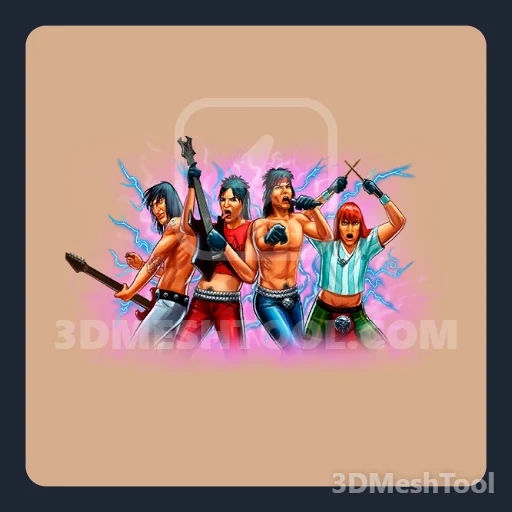 Camiseta Love Fist: foto do modelo no GTA V