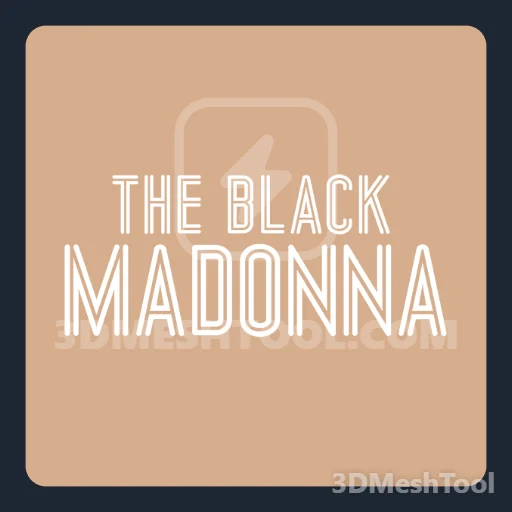 Black Madonna preta: foto do modelo no GTA V