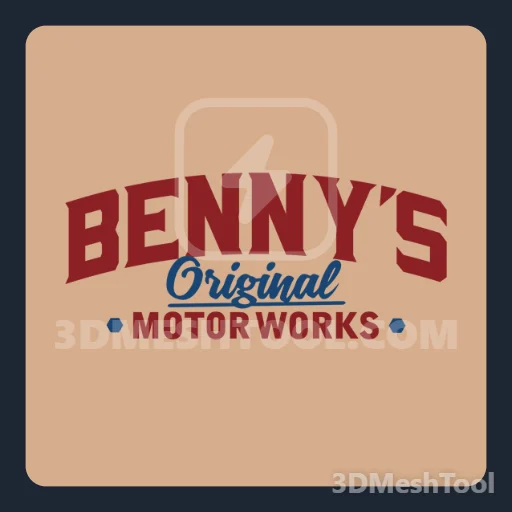 Camiseta Benny's branca: foto do modelo no GTA V