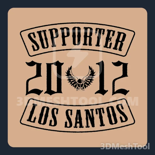 Supporter branca (MP_Biker_Tee_027_F) - hash 0xD52D63C3 / 3576521667: foto no GTA V