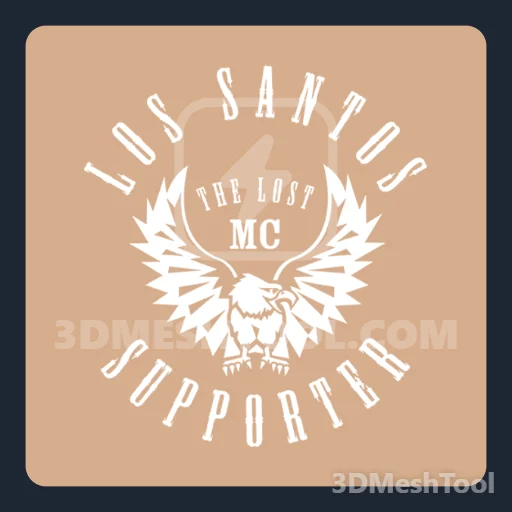 Heraldic Supporter preta (MP_Biker_Tee_032_F) - hash 0x563804A9 / 1446511785: foto no GTA V