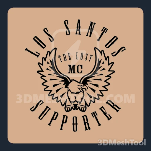 Heraldic Supporter branca: foto do modelo no GTA V