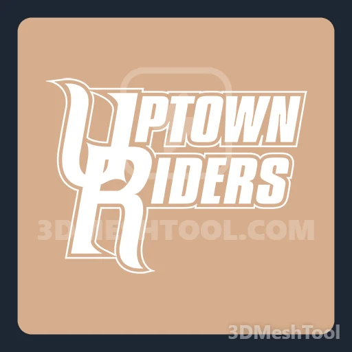 Uptown Riders logo preta: foto do modelo no GTA V