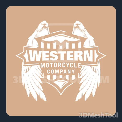 Western logo preta: foto do modelo no GTA V
