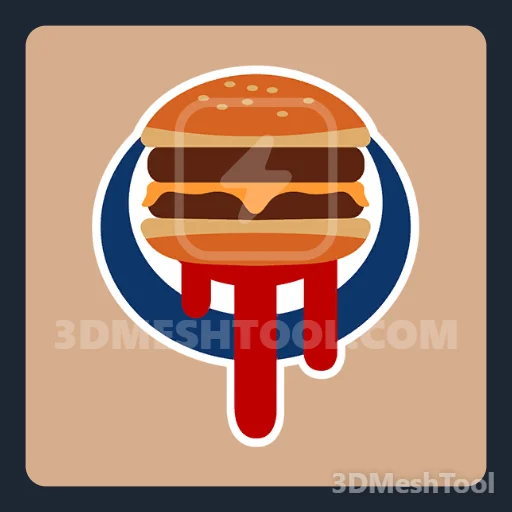 Logo Burger Shot (MP_Christmas2018_Tee_069_M) - hash 0x4834B65A / 1211414106: foto no GTA V