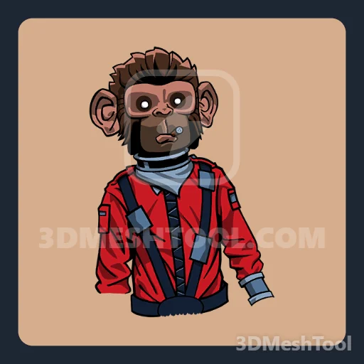 Macaco espacial sólida: foto do modelo no GTA V
