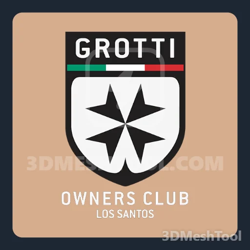 Camiseta Grotti: foto do modelo no GTA V