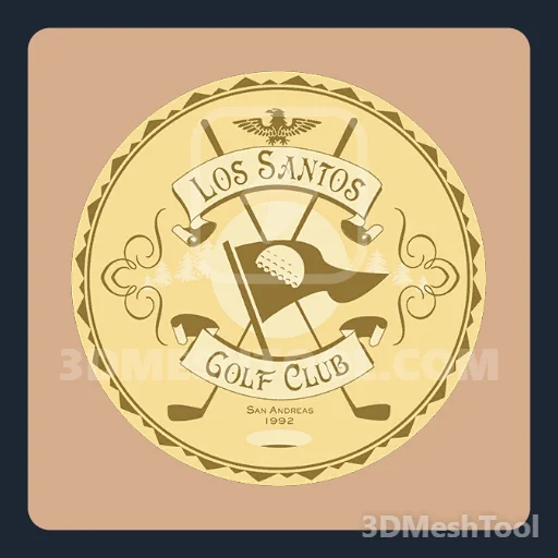 Camiseta Golfe: foto do modelo no GTA V