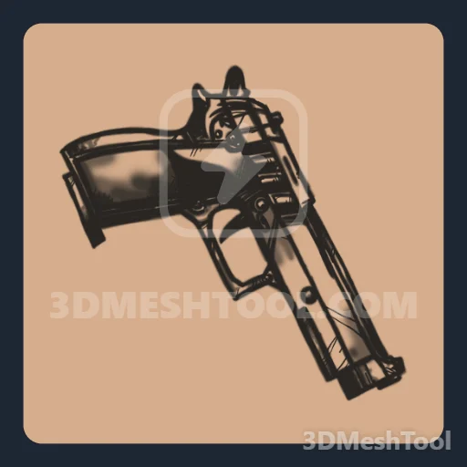 Pistola (MP_Gunrunning_Tattoo_004_F) - hash 0xBE9BF82D / 3197892653: foto no GTA V