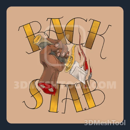 Back stab: foto do modelo no GTA V