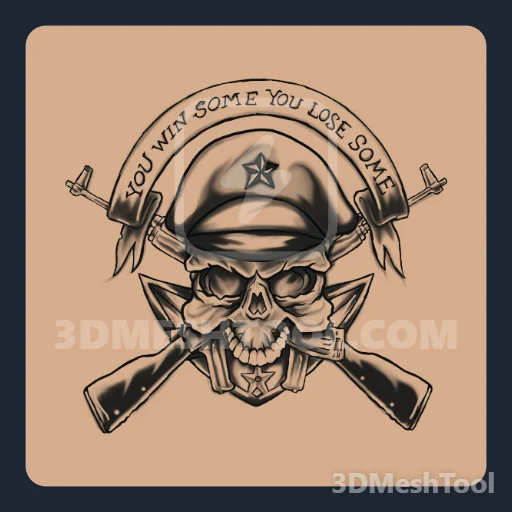 Win some lose some (MP_Gunrunning_Tattoo_029_F) - hash 0x6BA0CEB1 / 1805700785: foto no GTA V