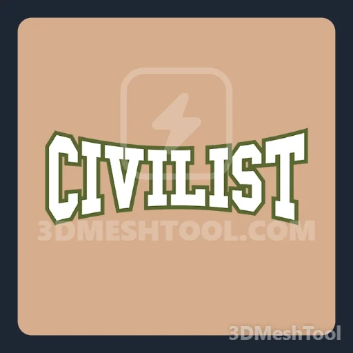 Camiseta Civilist claro ocre: foto do modelo no GTA V