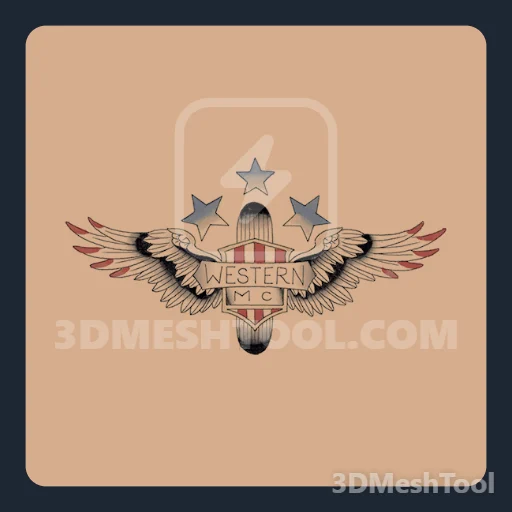 MC Western (MP_MP_Biker_Tat_023_F) - hash 0xF3A7BF90 / 4087857040: foto no GTA V